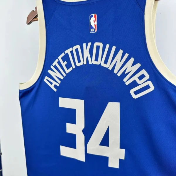 ANTETOKOUNMPO#34 Milwaukee Bucks 2025 NBA Kit - Image 9