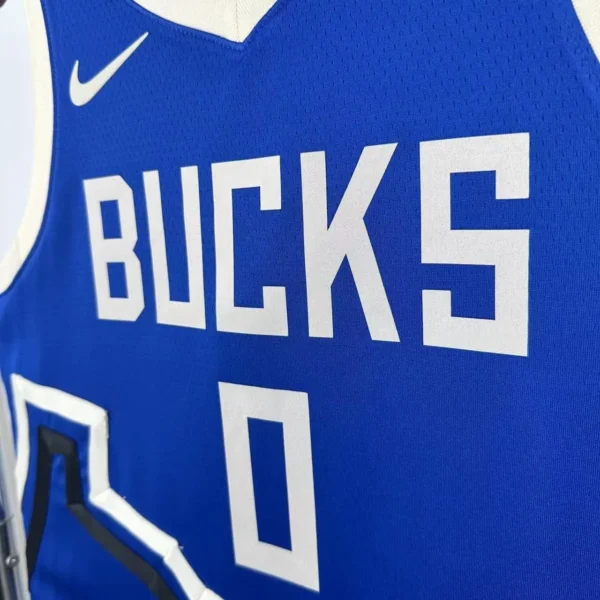 LILLARD#0 Milwaukee Bucks 2025 NBA Kit - Image 6