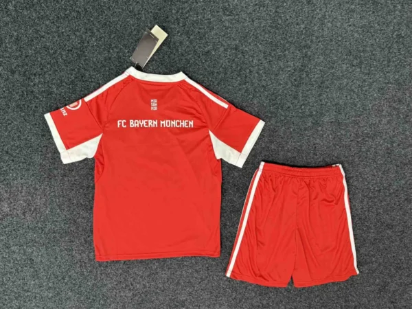 25-26 Bayern Munich Home Kids Kit - Image 2