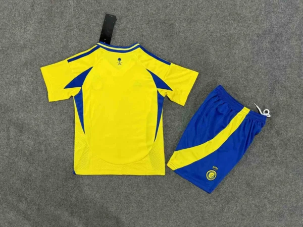 24-25 Al Nassr Home Kids Kit - Image 2
