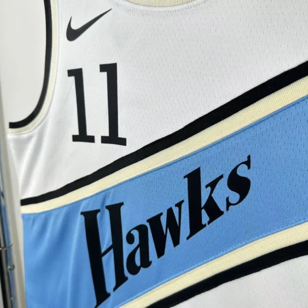Young#11 Atlanta Hawks 2025 NBA Kit - Image 8