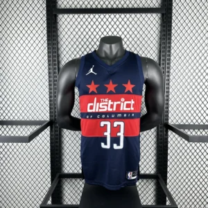 Kuzma#33 Washington Wizards 2025 NBA Blue Kit