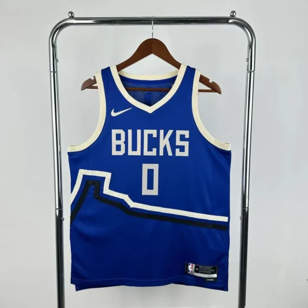 LILLARD#0 Milwaukee Bucks 2025 NBA Kit - Image 3