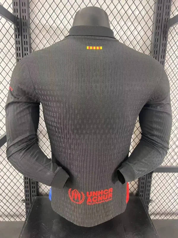 24-25 Barcelona Black TRAVIS SCOTT Long Sleeve Kit - Image 6