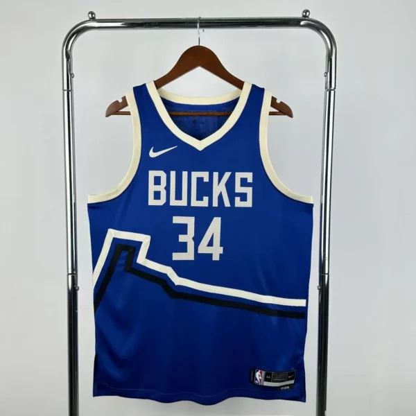 ANTETOKOUNMPO#34 Milwaukee Bucks 2025 NBA Kit - Image 2