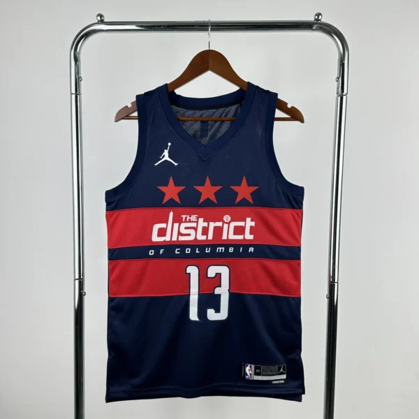 Poole#13 Washington Wizards 2025 NBA Blue Kit - Image 5