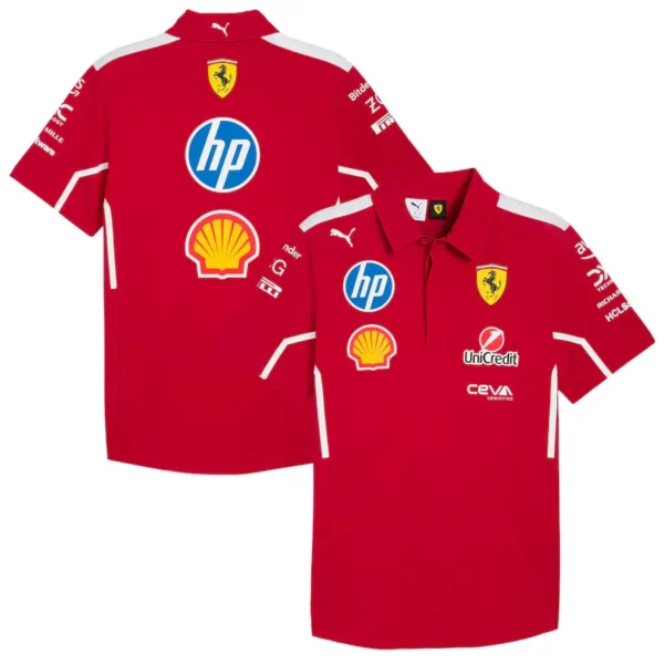 2025 Ferrari F1 Red Polo - Image 7