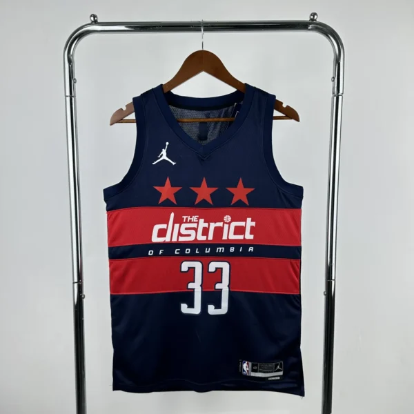 Kuzma#33 Washington Wizards 2025 NBA Blue Kit - Image 3
