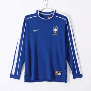 Brazil Away Long Sleeve Kit Retro 1998