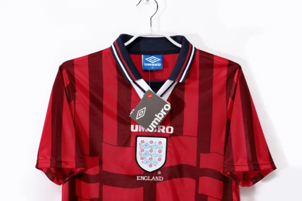England Away Kit Retro 1998 - Image 6