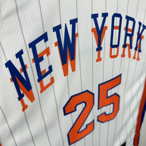 BRIDGES#25 New York Knicks 2025 NBA Kit - Image 5