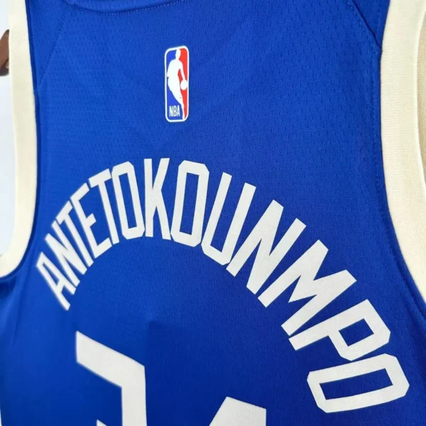 ANTETOKOUNMPO#34 Milwaukee Bucks 2025 NBA Kit - Image 7