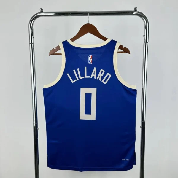 LILLARD#0 Milwaukee Bucks 2025 NBA Kit - Image 4