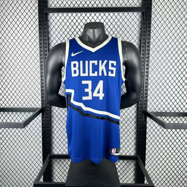 ANTETOKOUNMPO#34 Milwaukee Bucks 2025 NBA Kit