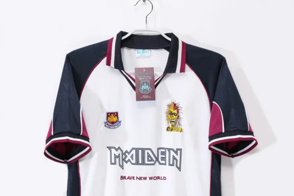 West Ham United Away Kit Retro 1999 - Image 6