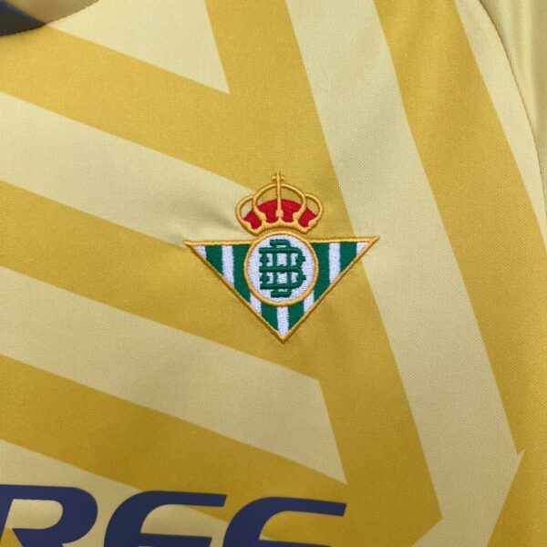 25-26 Real Betis Goal Keeper Yellow Fans Kit - Image 3