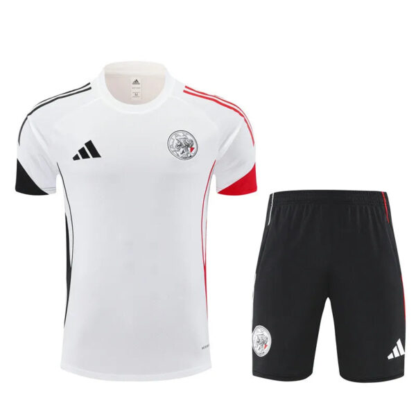 25-26 AX White Short Sleeve Training Suit - Image 2