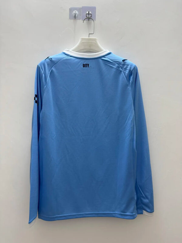 25-26 Manchester City Home Long Sleeve Kit - Image 2