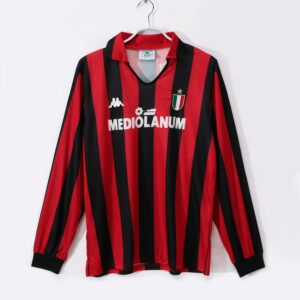 AC Milan Home Long Sleeve Kit Retro 88-89