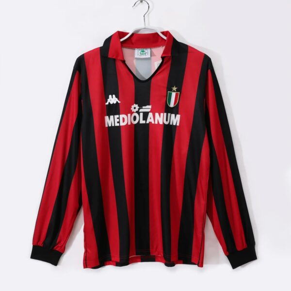 AC Milan Home Long Sleeve Kit Retro 88-89