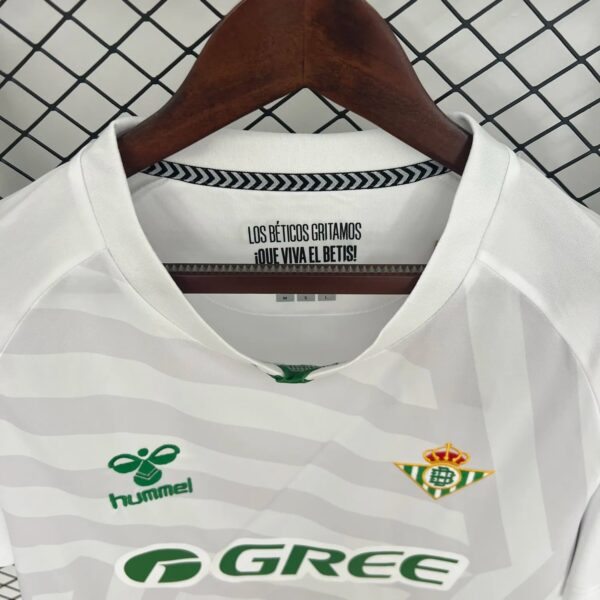 25-26 Real Betis Goal Keeper White Fans Kit - Image 3