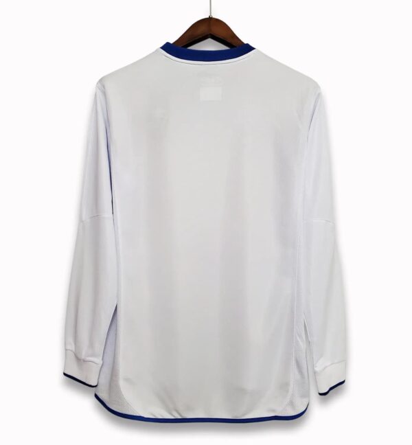 Chelsea Away Long Sleeve Kit Retro 03-04 - Image 7