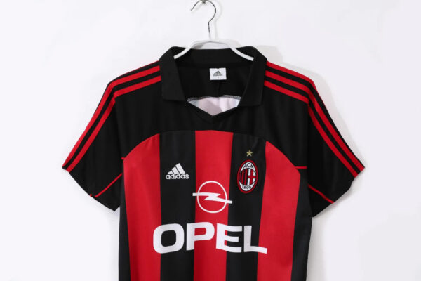 AC Milan Home Kit Retro 00-02 - Image 2