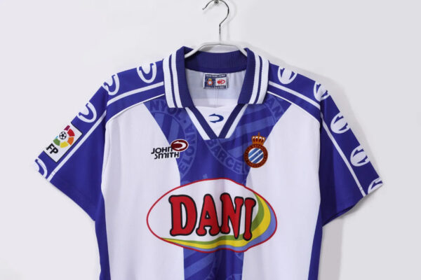 Real Club Deportivo EspaÃ±ol Home Kit Retro 1999-2000 - Image 2