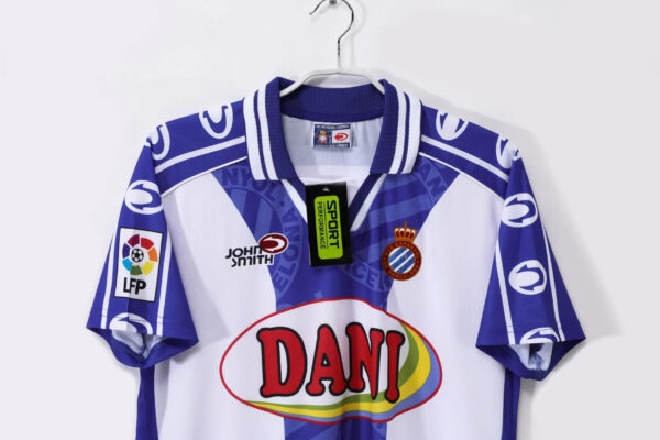Real Club Deportivo EspaÃ±ol Home Kit Retro 1999-2000 - Image 3