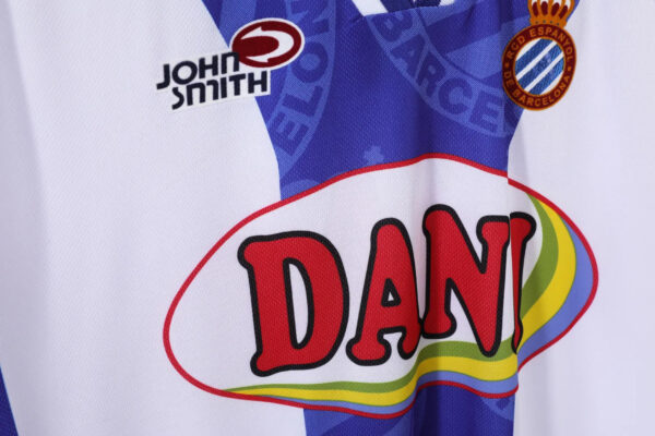 Real Club Deportivo EspaÃ±ol Home Kit Retro 1999-2000 - Image 5