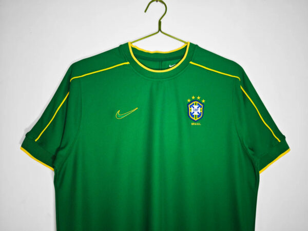 Brazil Goalkeeper Green Kit Retro 1998 - Image 4