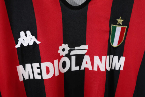 AC Milan Home Long Sleeve Kit Retro 88-89 - Image 4