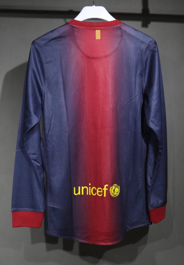 Barcelona Home Long Sleeve Kit Retro 12-13 - Image 6