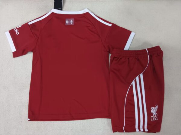 25-26 Liverpool Home kids kit - Image 2