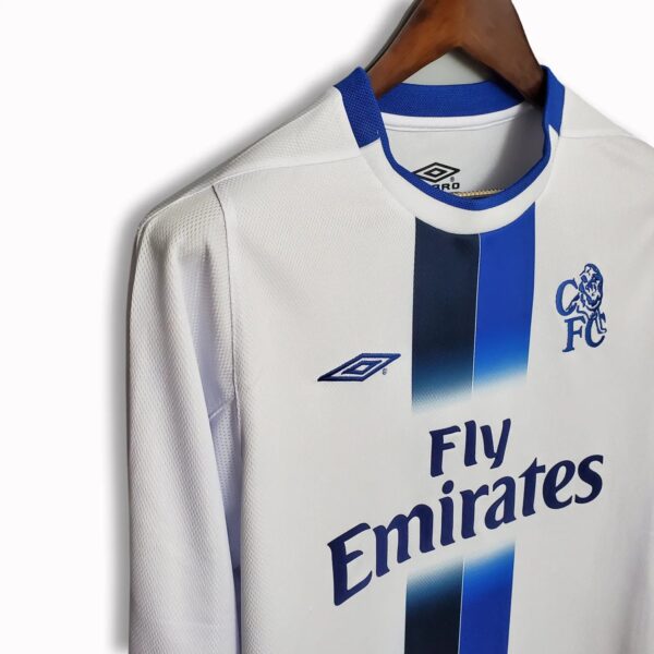 Chelsea Away Long Sleeve Kit Retro 03-04 - Image 2