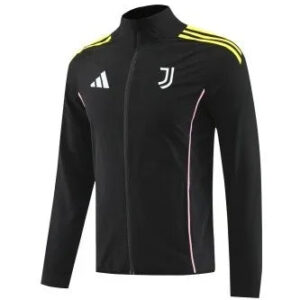 2025 Juventus Black Windbreaker