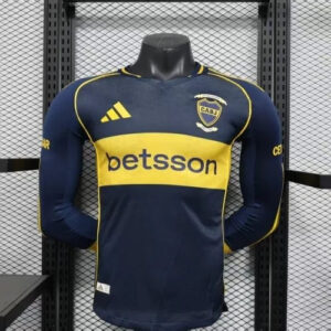 25-26 Boca Juniors Home Long Sleeve Kit