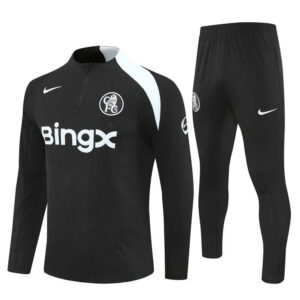 25-26 Chelsea Black Training Suit