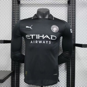 25-26 Manchester City Away Long Sleeve Kit