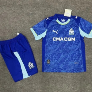 25-26 Olympique Marseille Third Kids Kit