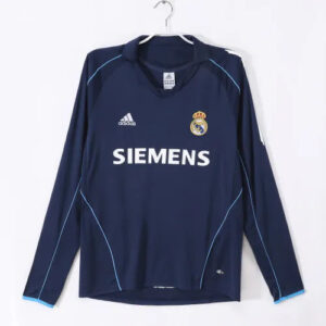 Real Madrid Away Long Sleeve Kit Retro 05-06